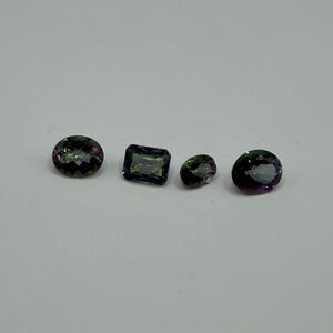 Lot Mystic Topaz Loose Gemstones 16.9 CTW Pear Cushion Faceted Stones